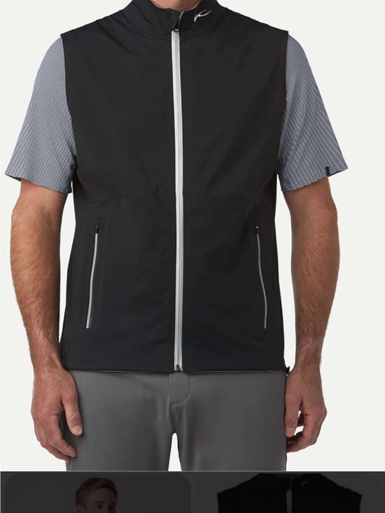 KJUS Other - Kjus Gemini Men's Black reversible Vest - Performance Golf Layer L